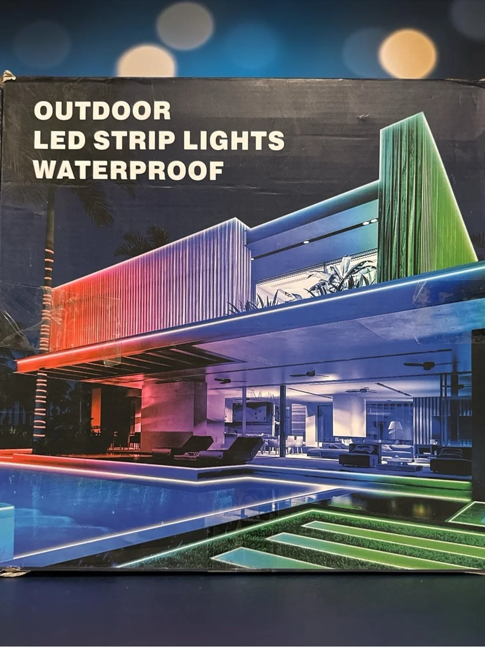 Outdoor 300Ft Waterproof LED Strip Lights - Multicolor